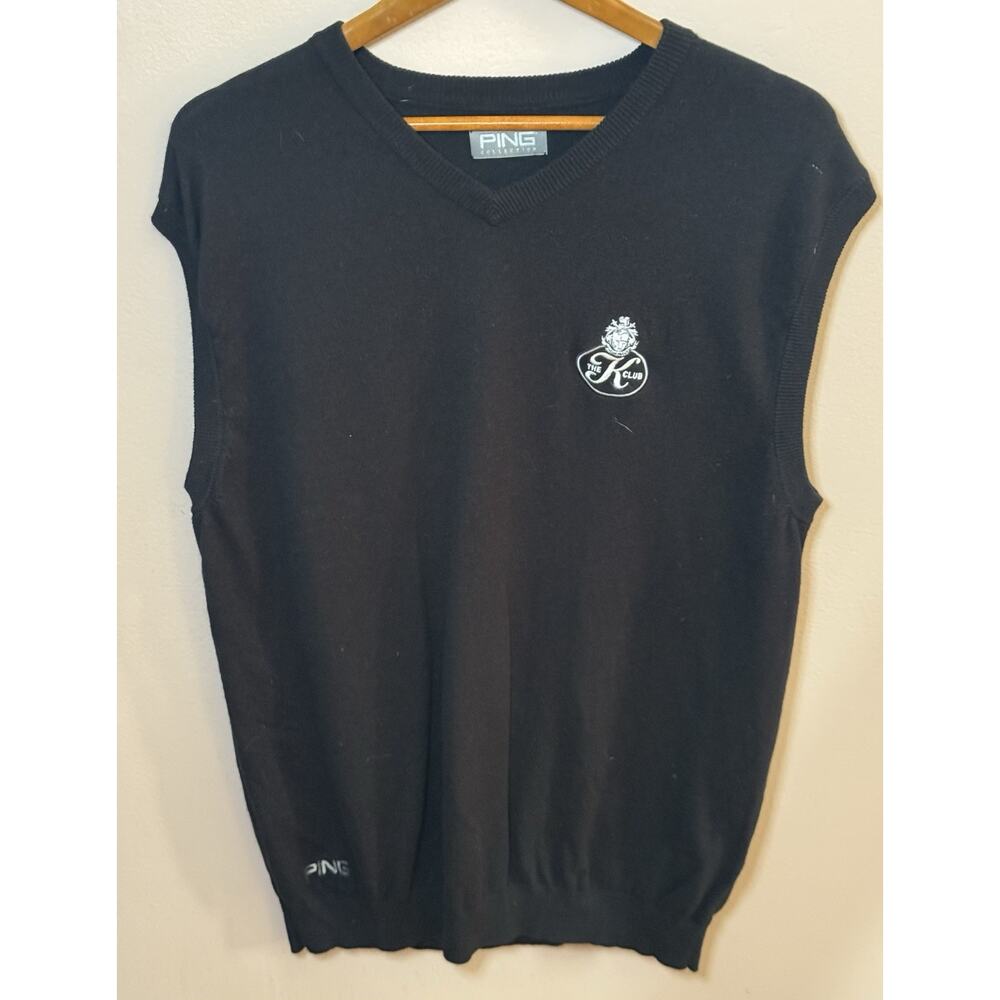 Vintage Ping Golf Sweater Vest XL “The K Club”